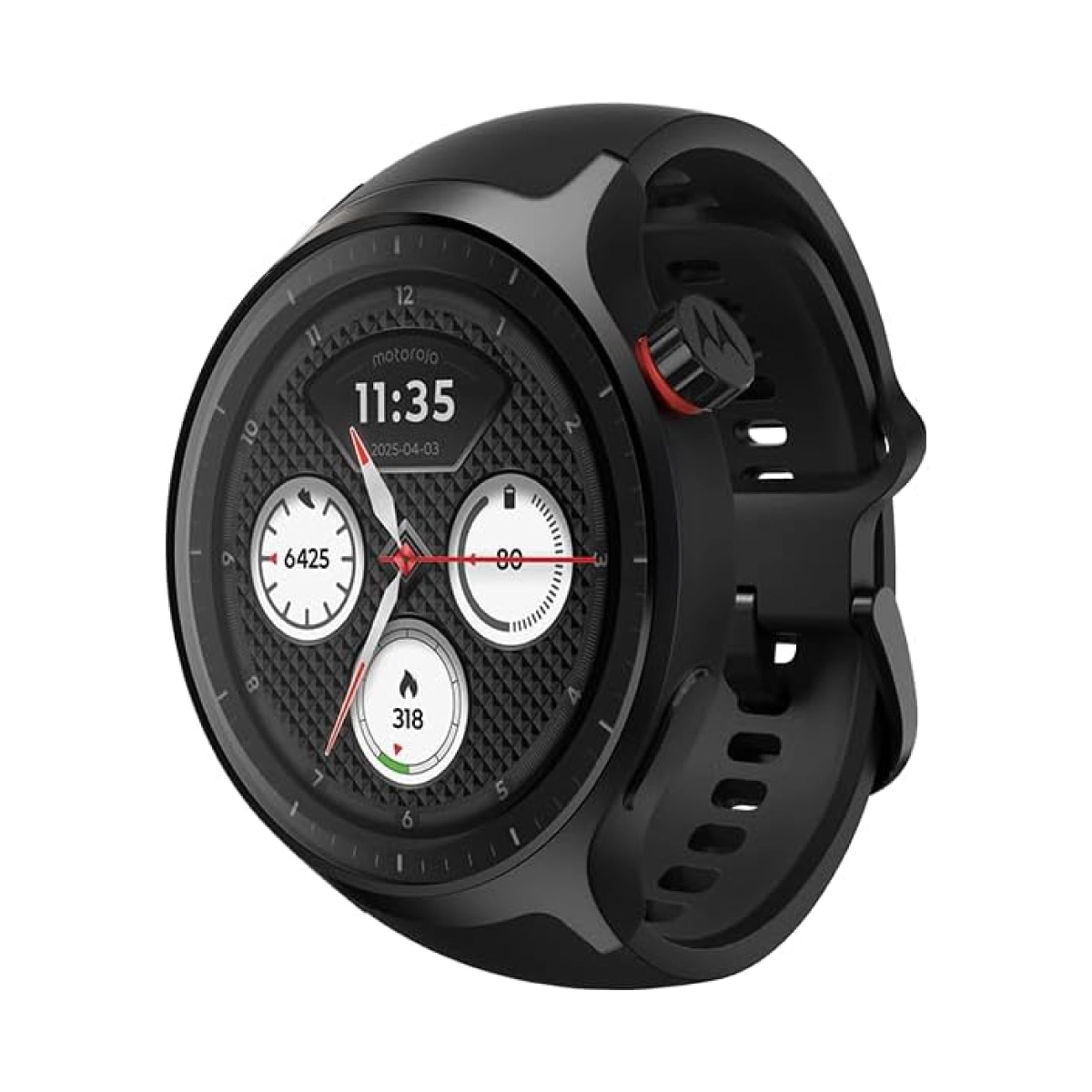 Smartwatch Motorola Moto Watch/ 47 mm/ Matte Black