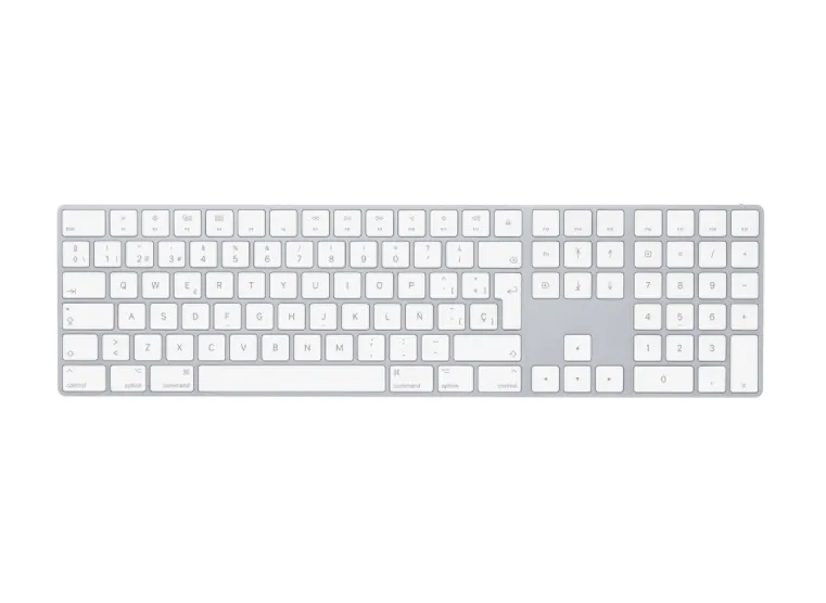 Apple Teclado Magic Keyboard con Teclado Numerico en Español Blanco