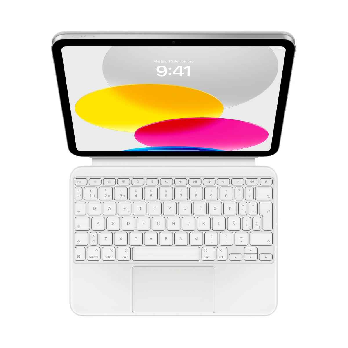Teclado Apple/ Magic Keyboard Folio/ Para iPad 10ma Generación/ Blanco