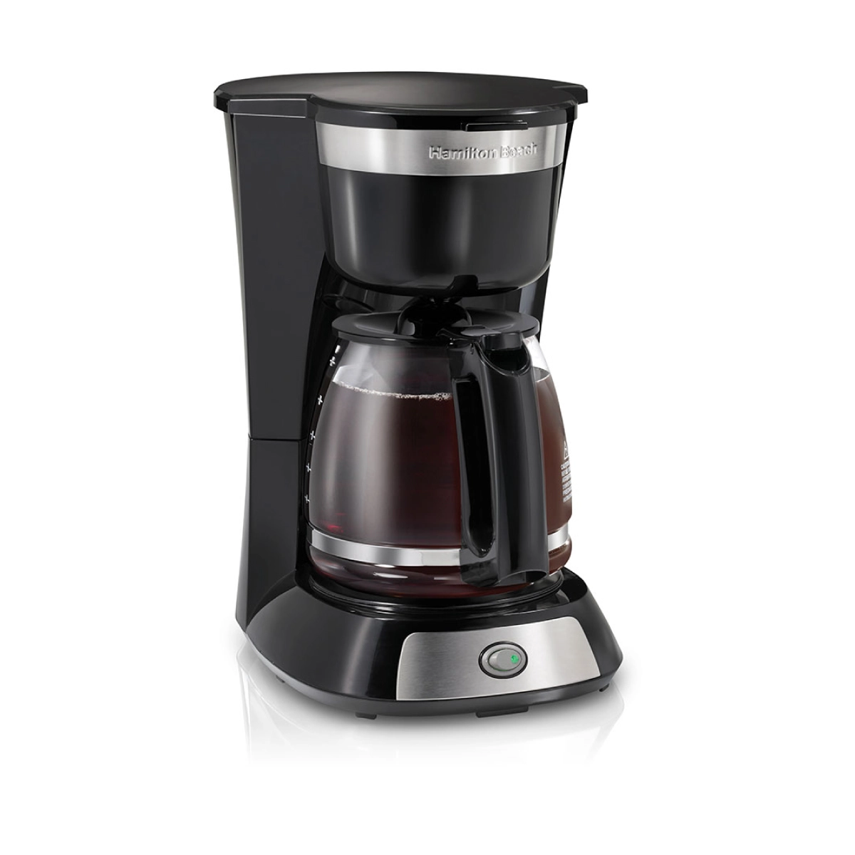 Cafetera Hamilton Beach/ 12 Tazas/ Negra/ O-49633