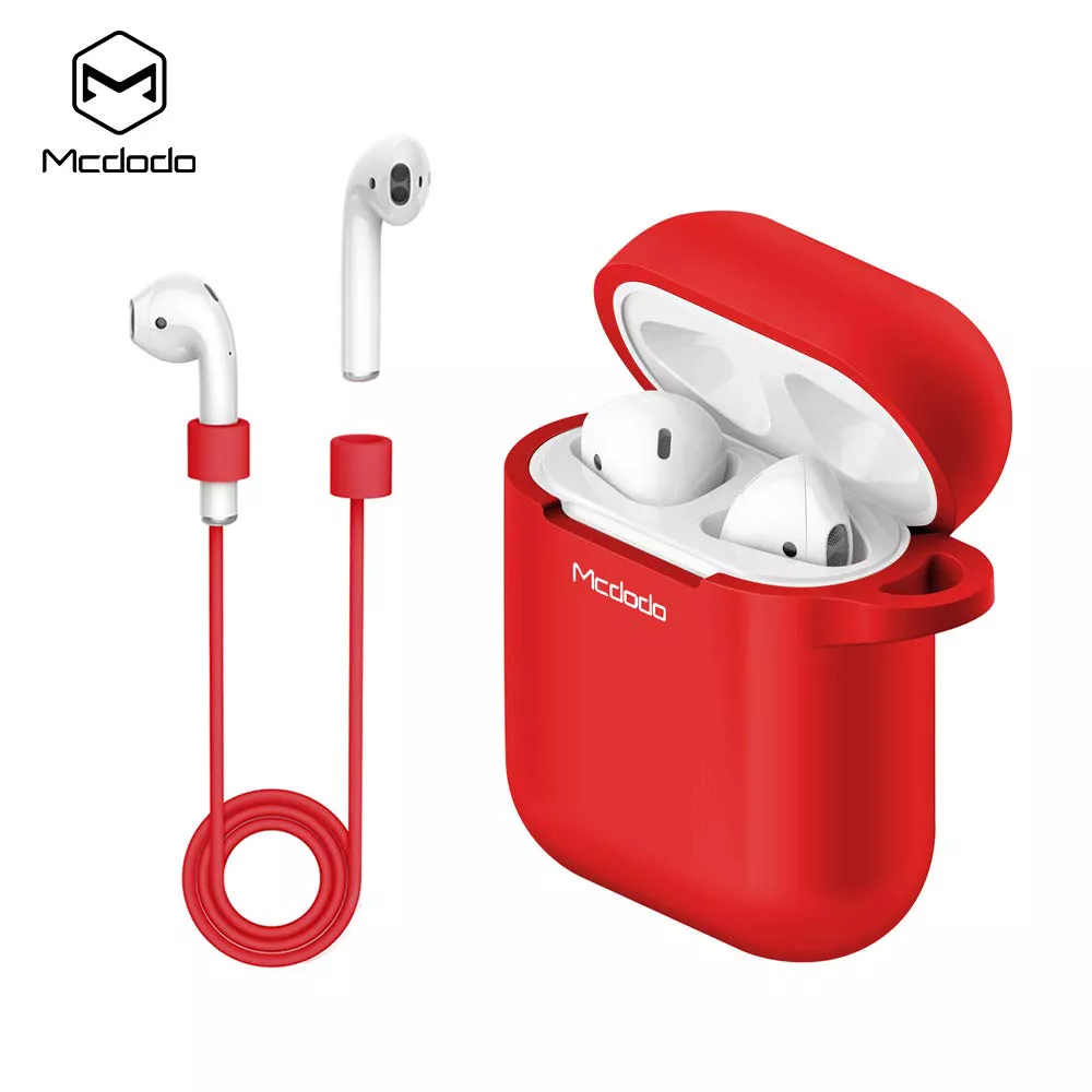 Mcdodo Cobertor para Airpods con Cordon Rojo