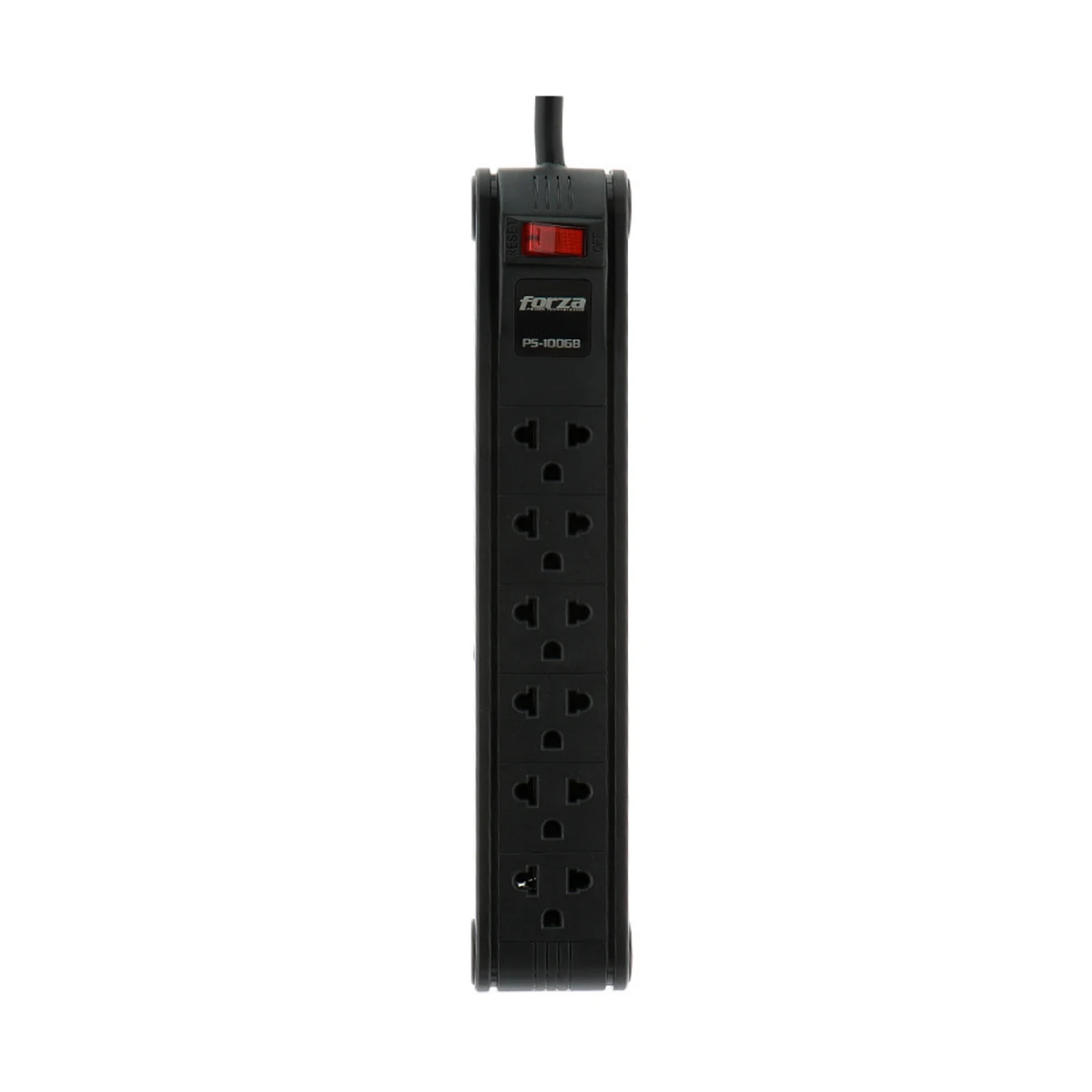 Protector de Voltaje Forza 6 Salidas/ Regleta/ Negro