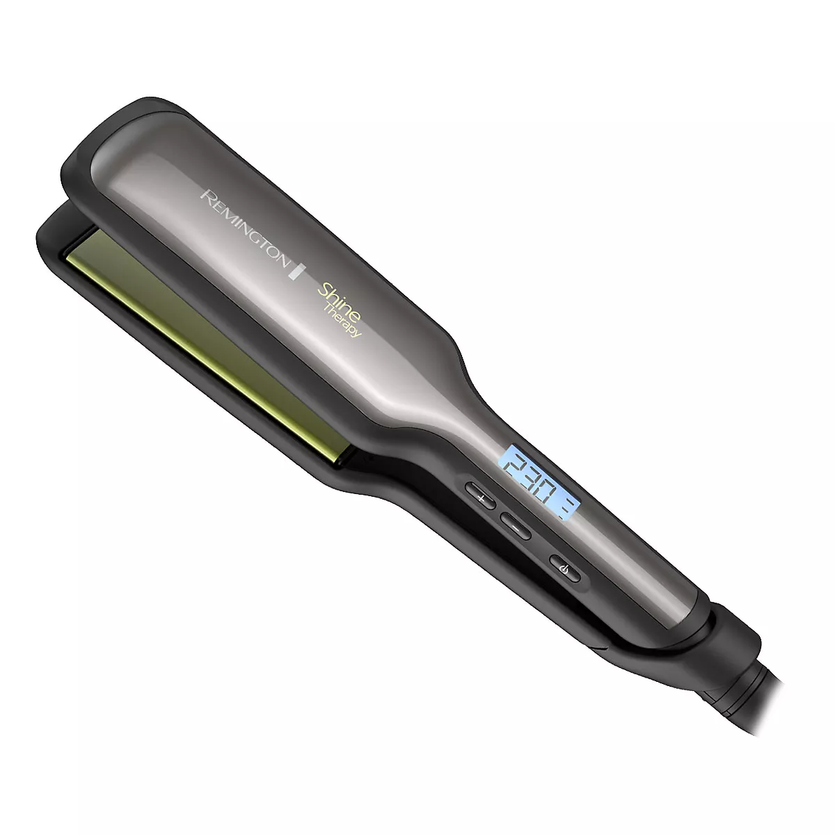 Plancha para Pelo Remington Shine Therapy/ Placa Ancha/ Negra