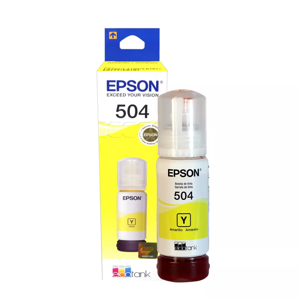 Bote de Tinta Epson Amarillo 504