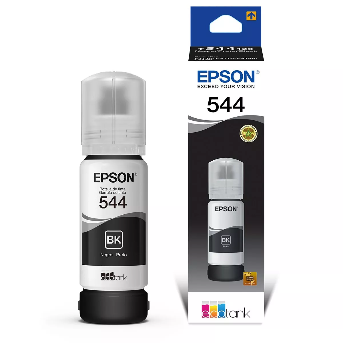 Botella de Tinta Epson Negra T544