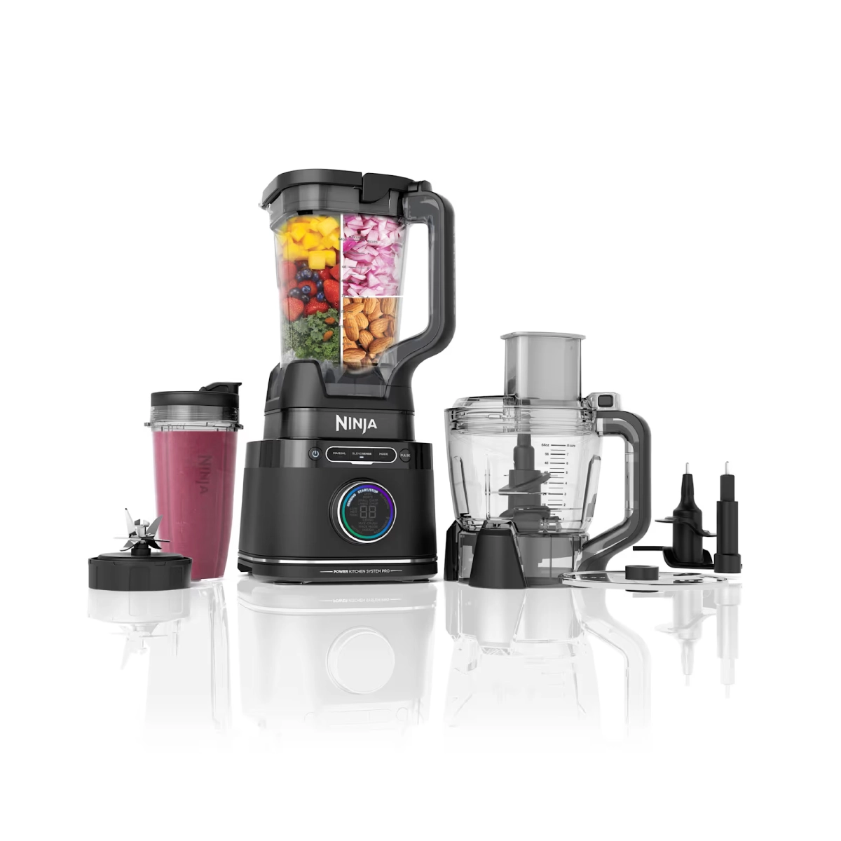 Sistema de Cocina Ninja/ Detect/ Power Blender + Procesador Pro con BlendSense™/ 2.1 L/ Negra