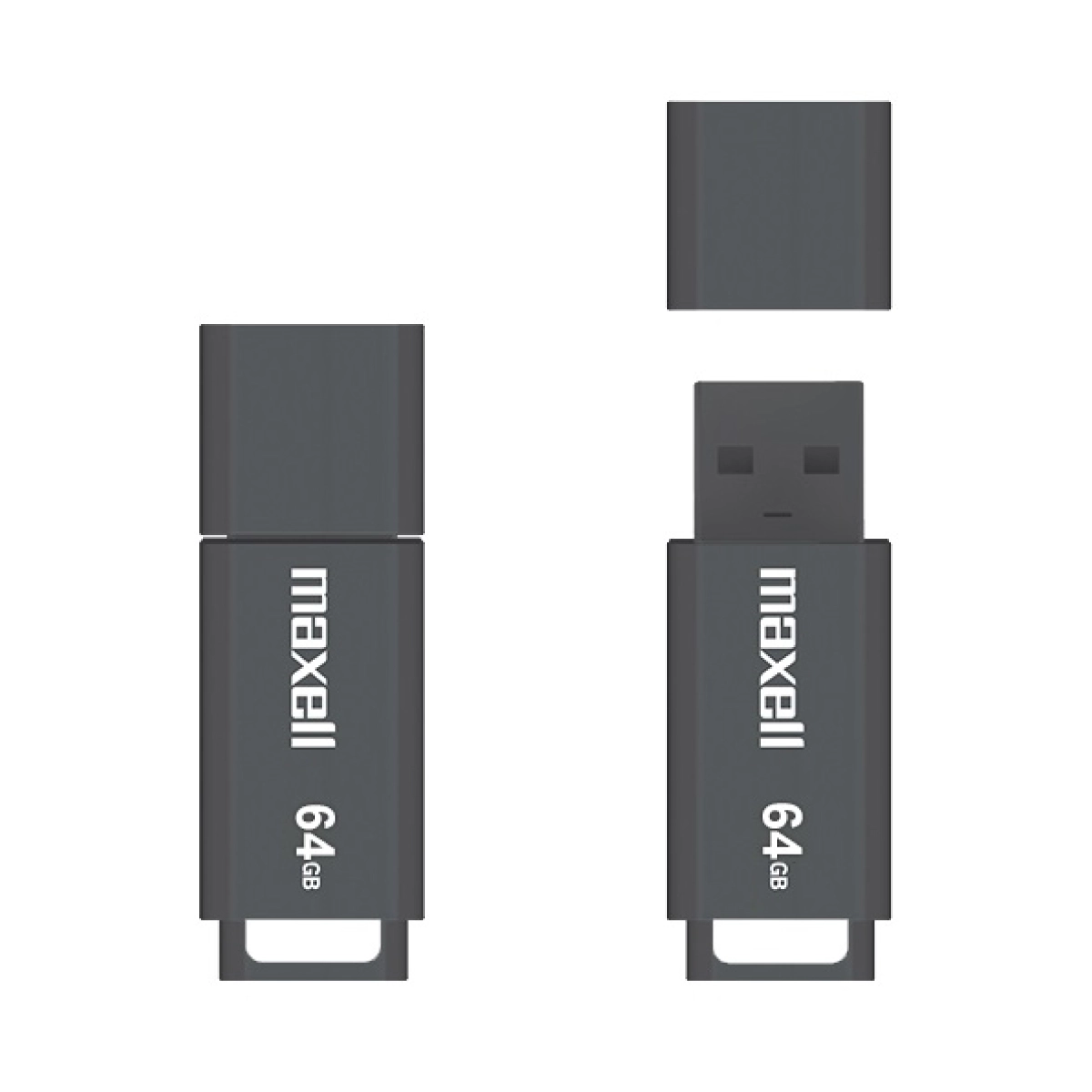 Memoria Maxell/ USB 2.0/ 64GB/ Negro
