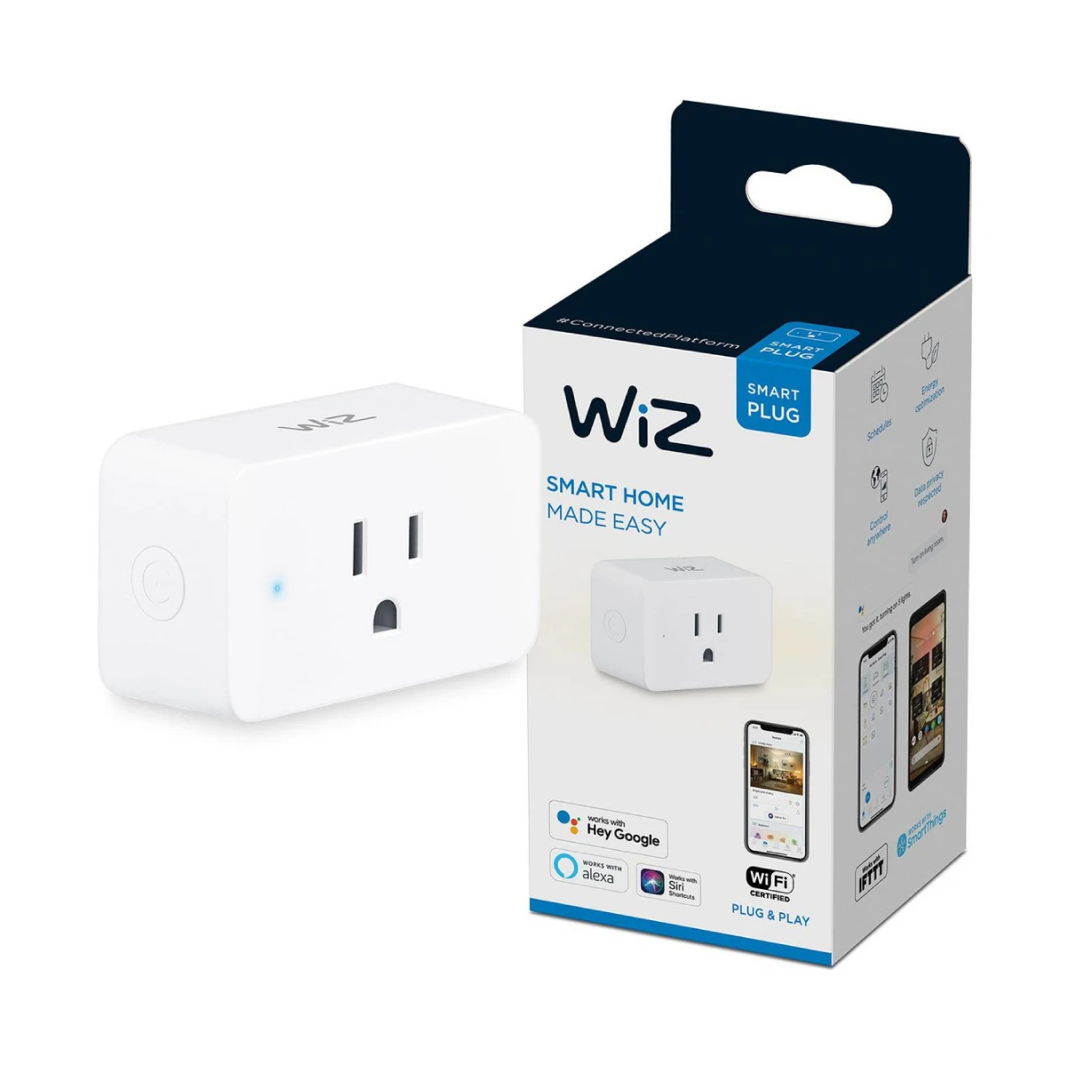 Enchufe Inteligente Wiz/ Wi-Fi/ Blanco