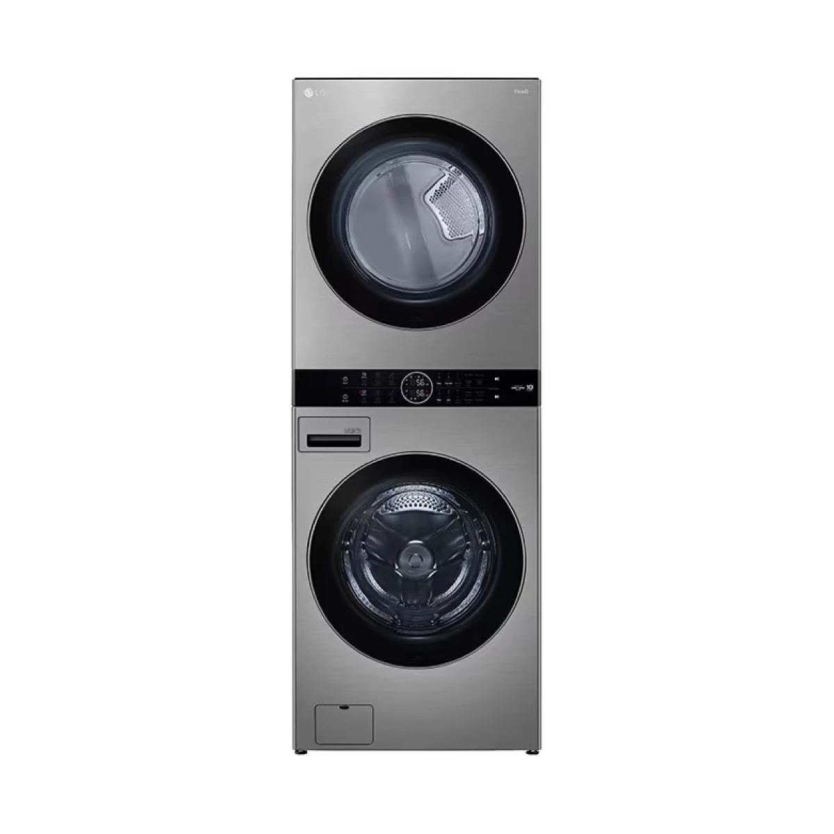 Torre de Lavado LG/ Carga Frontal/ 22 kg/  Inverter AI DD ThinQ/ Gris