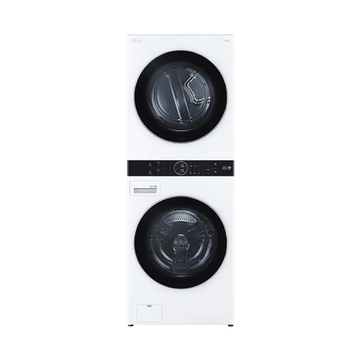 Torre de Lavado LG/ Carga Frontal/ 22 kg/TurboSteam ThinQ AI/ Blanca